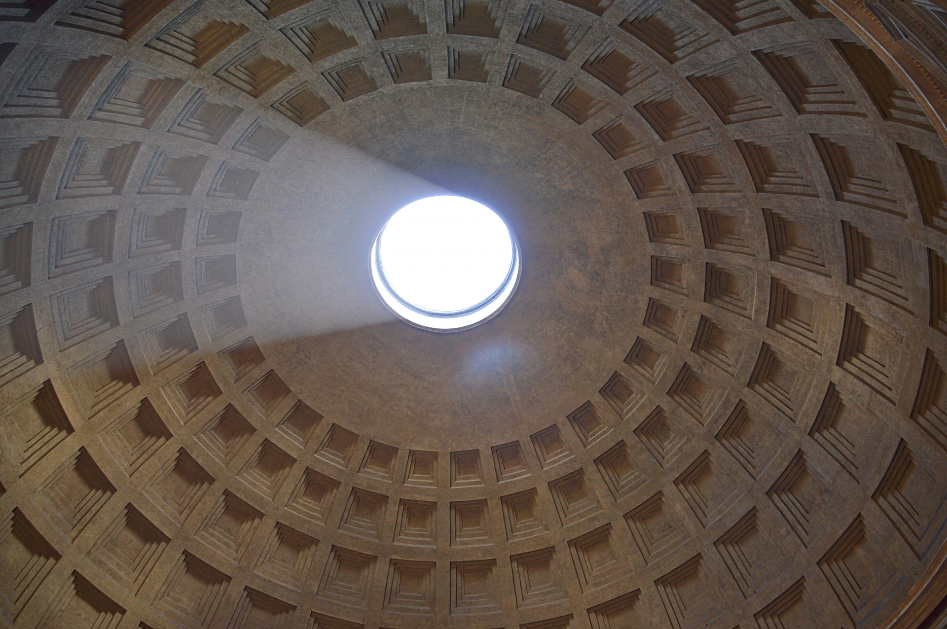 羅馬萬神殿圓頂。(圖片來源：pixabay)