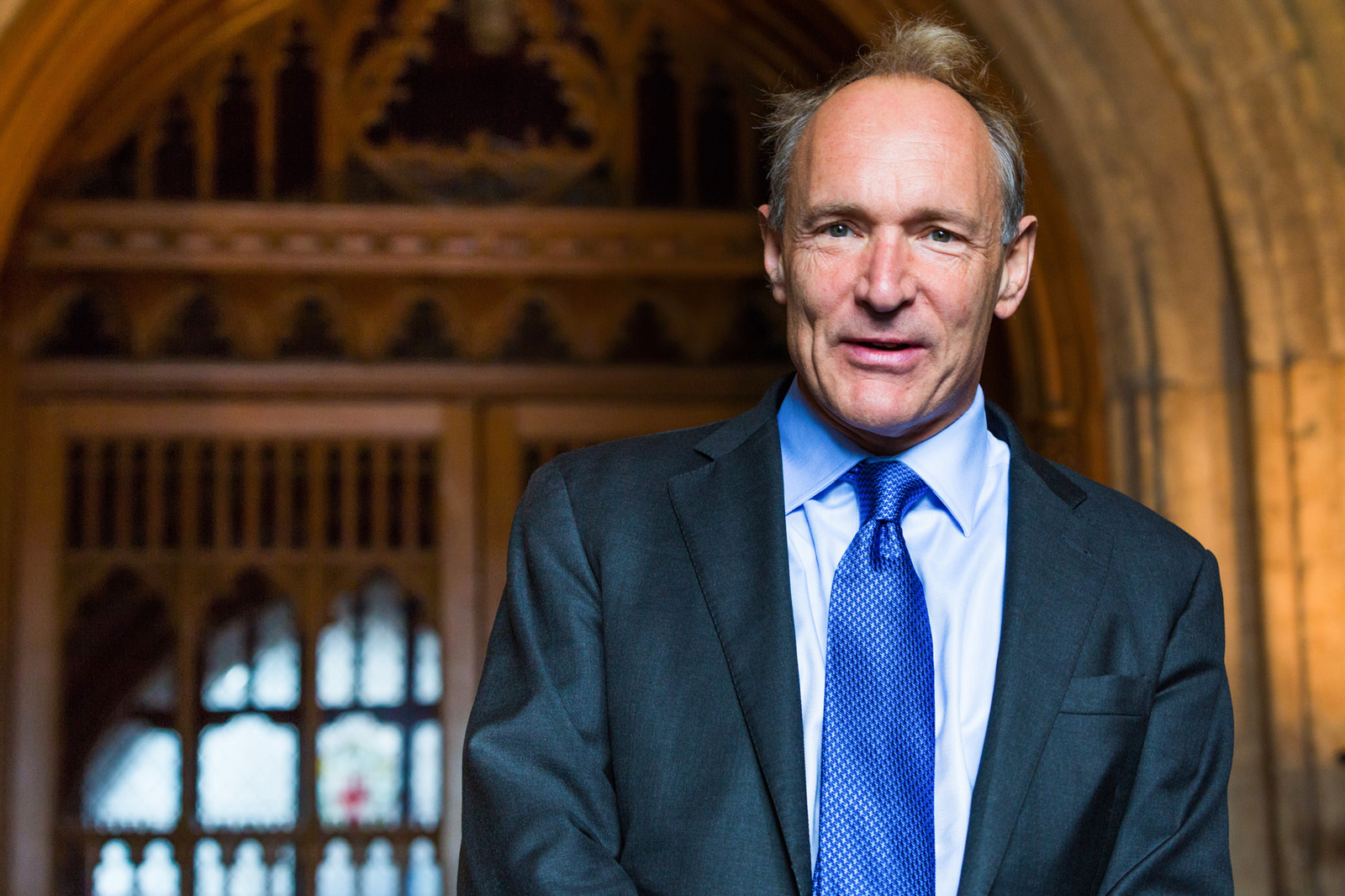 WWW發明人，提姆·柏內茲-李 (Sir Tim Berners-Lee)。圖片來源：Paul Clarke