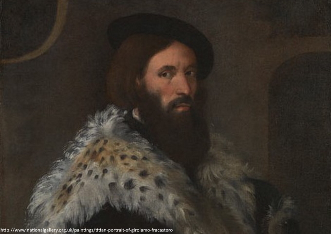 現收藏在倫敦國家藝廊的法蘭卡斯特羅油畫像（圖／Titian繪於1528年）