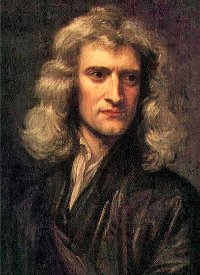 牛頓（Isaac Newton）的畫像（圖／wikipedia）