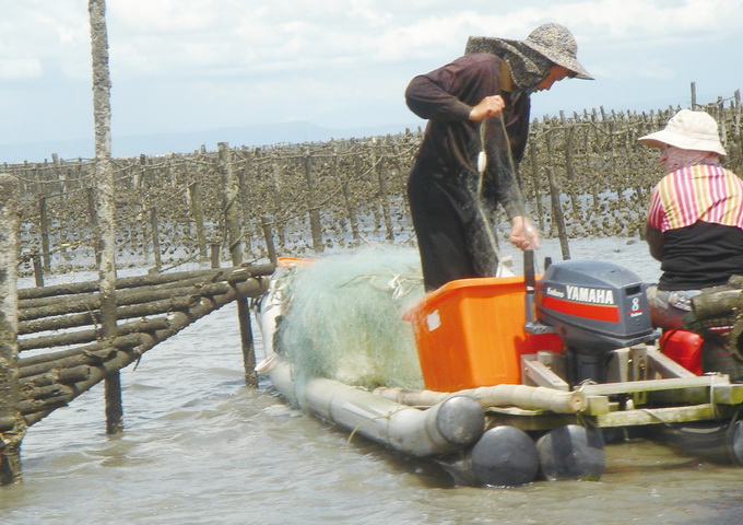 潟湖適合從事水產養殖業，如屏東大鵬灣潟湖和臺南七股潟湖原先都以養殖漁業為主。