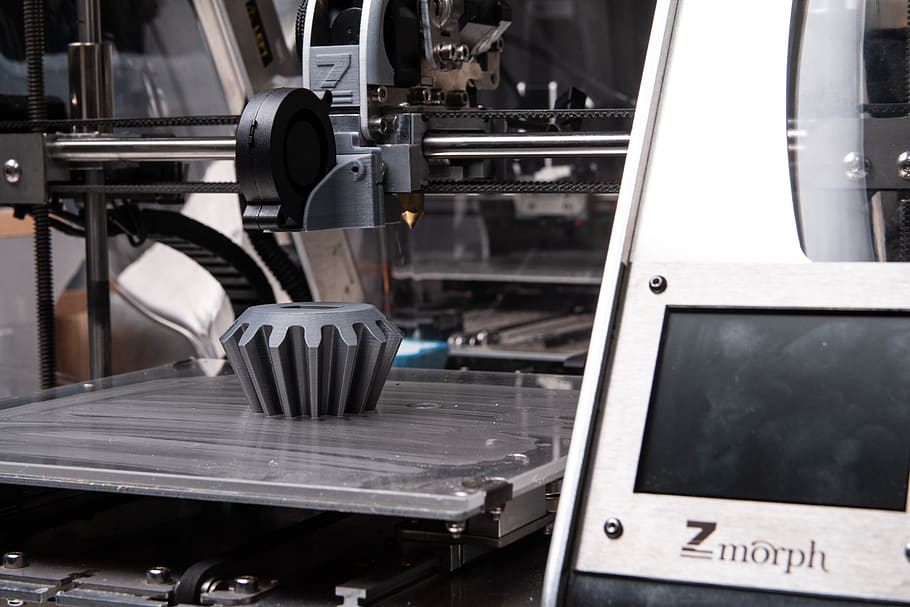 使用金屬粉末為原料的3D列印成品（圖 / pxfuel）。