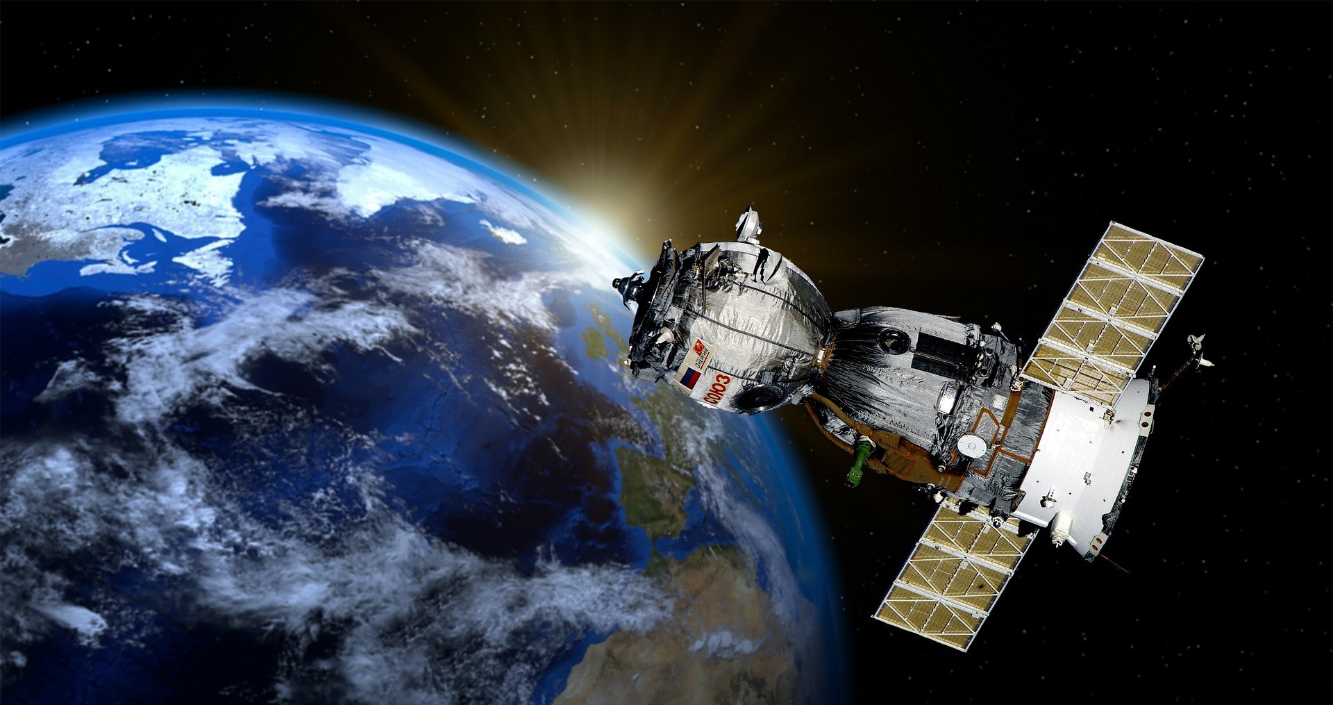 人造衛星示意圖。（圖／Pixabay）