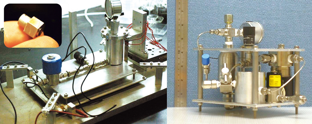 成功大學航太系燃燒實驗室以自主純化的高濃度過氧化氫配合銀觸媒的使用，完成台灣第一個100毫牛頓等級的過氧化氫單基推進展示系統，驗證了自主發展的可行性。