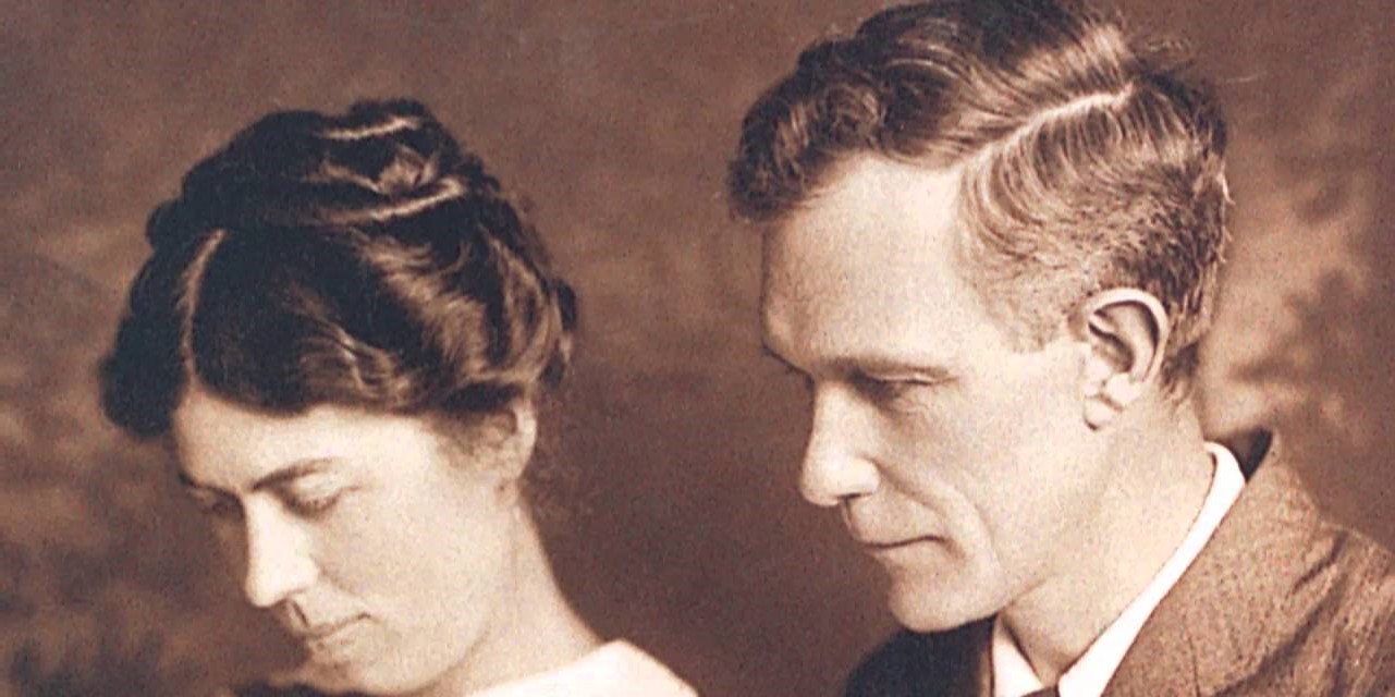蘭大衛醫師與妻子連瑪玉，攝於約1912年。（圖／wikipedia）