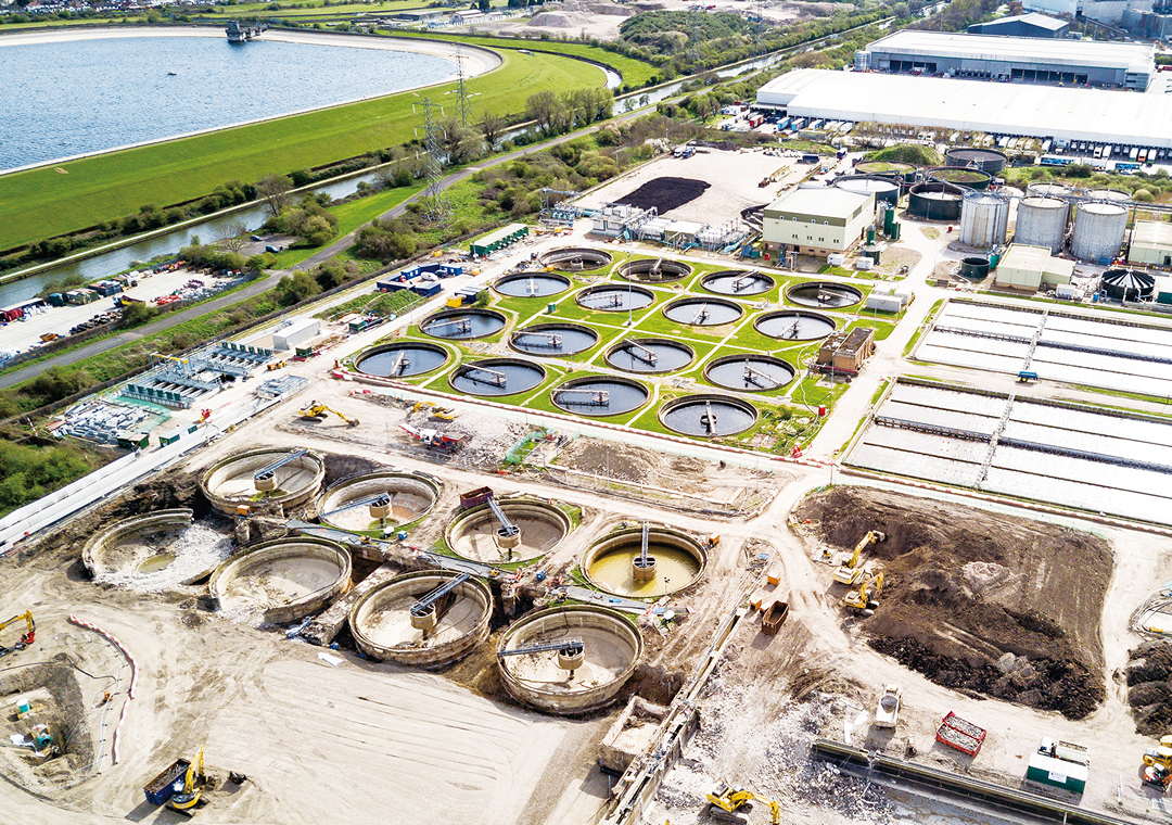 近年來國際間興建汙水處理廠，注重廢水能回收再利用。（圖片來源：種子發）