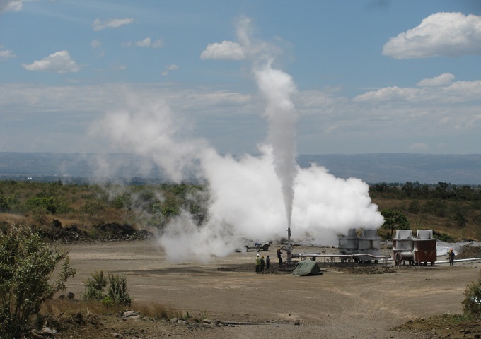 位於肯亞Menengai之地熱場址。（圖片來源：flickr ScientificDrilling）