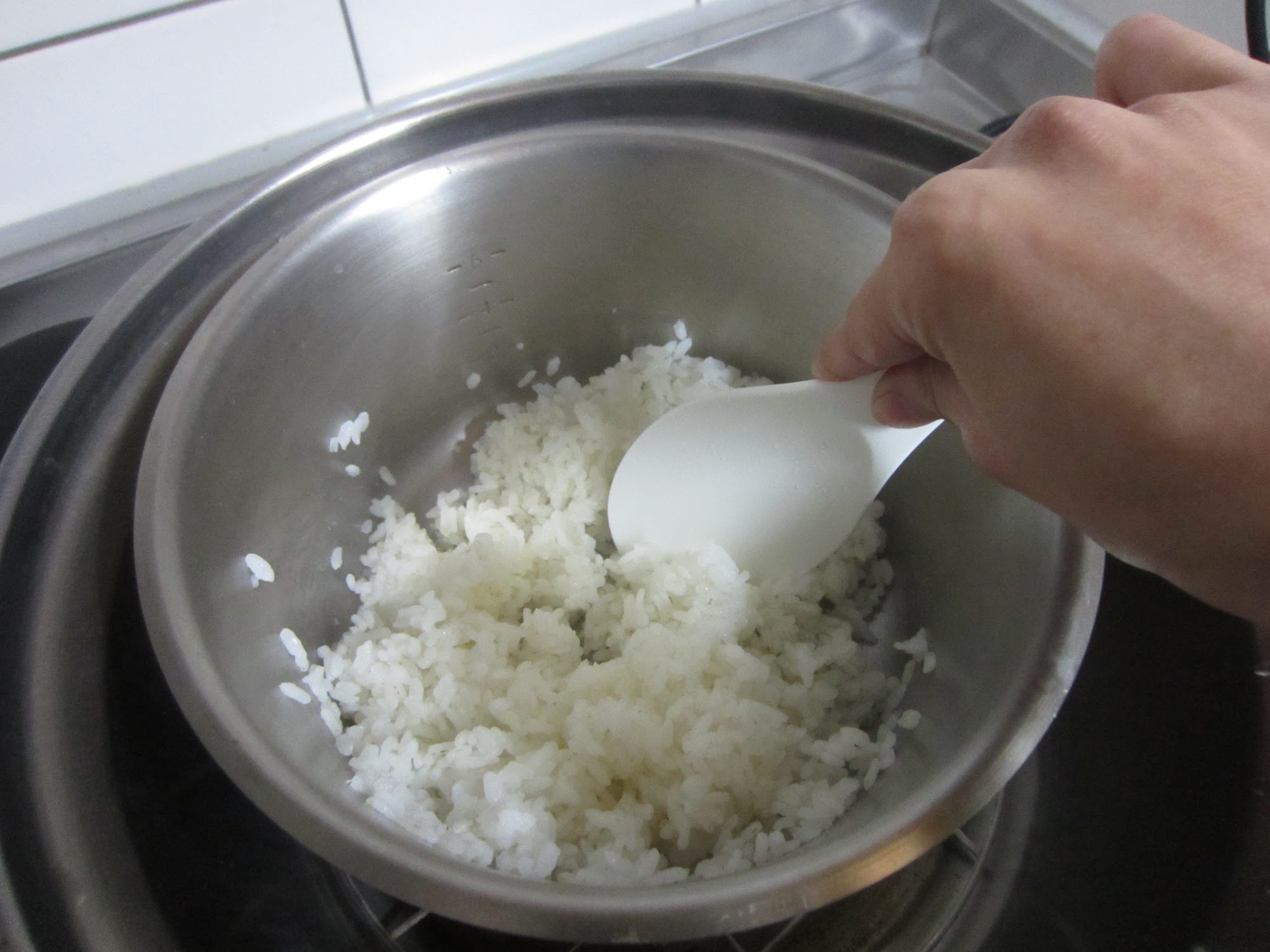 美味的白米飯。(圖片來源：高苡甄)