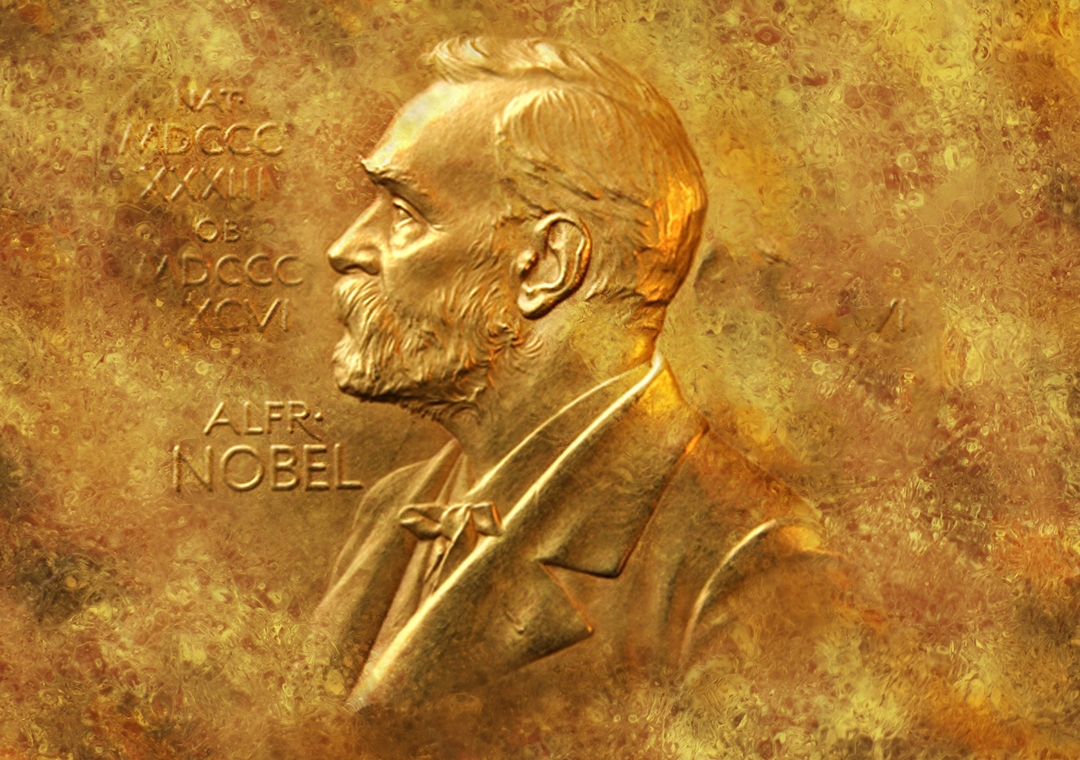 諾貝爾肖像（pixabay.com用戶Isaac Fryxelius作品）