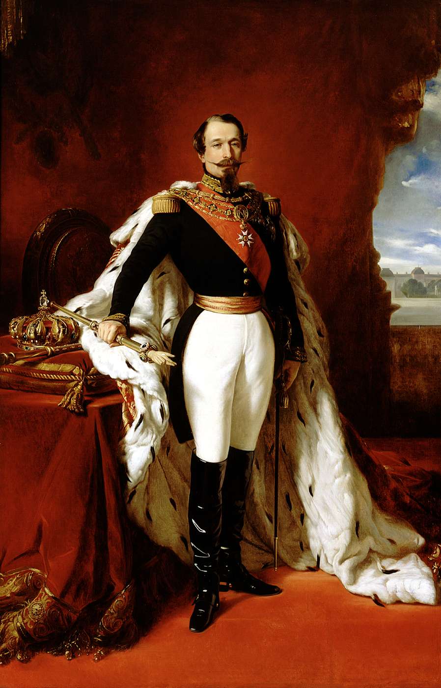 法國皇帝拿破崙三世是著名的鋁品收藏家（圖／弗朗茲·克薩韋爾·溫德爾哈爾特，wikipedia）。