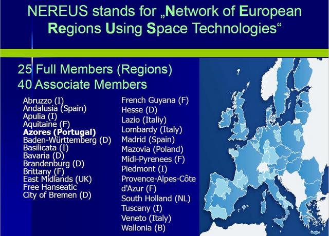 歐洲衛星科技應用區域協會(NEREUS)。(圖片來源：NEREUS)
