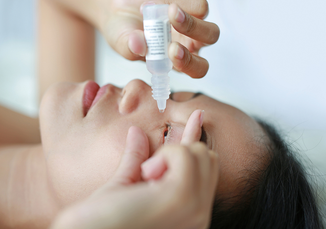 奈米藥物製成眼藥水劑型，可迅速抑制細菌性角膜炎，防止角膜潰爛，其醫療效果遠勝於市面上現有含抗生素的眼藥水。（圖片來源：種子發）