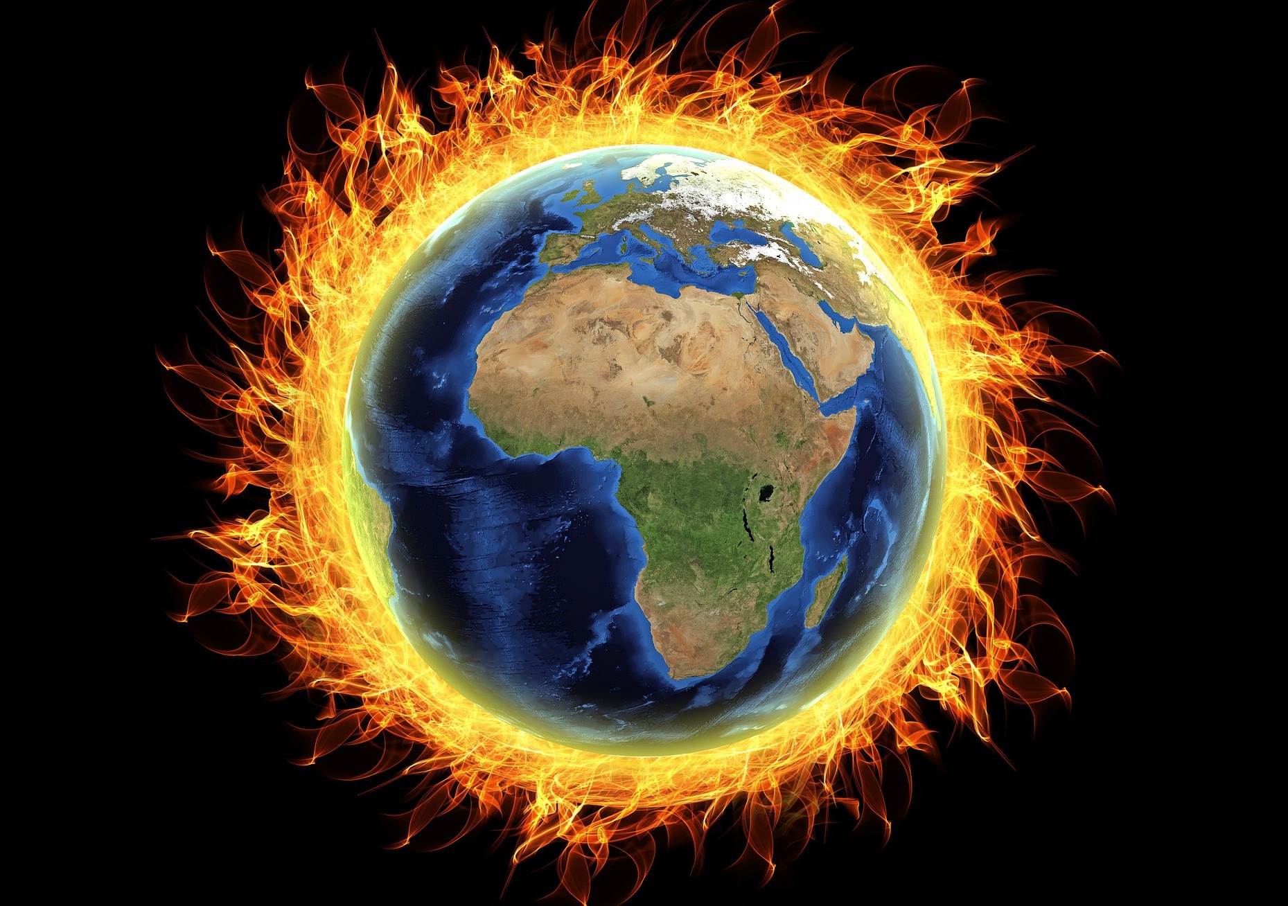 全球暖化（pixabay.com用戶avtar作品）