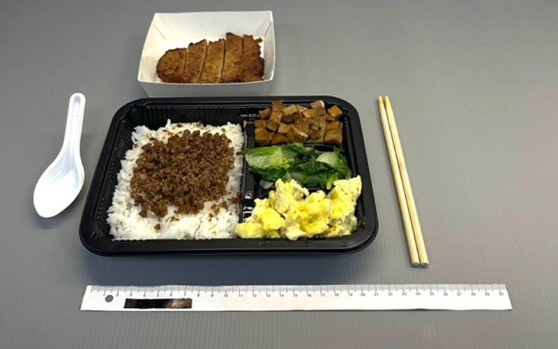 飲食紀錄拍照示意