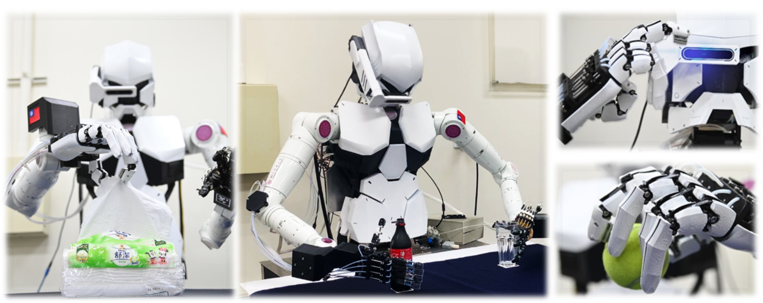 智慧仿生新境界－清華紳士機器人有知覺，能像真人抓球、抽衛生紙